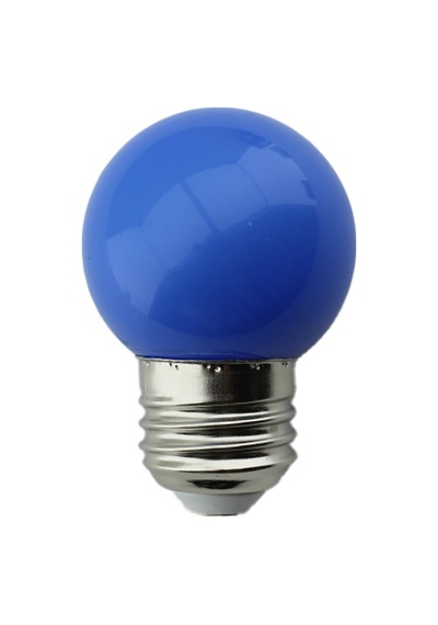 1W Gece Led Ampul Mavi