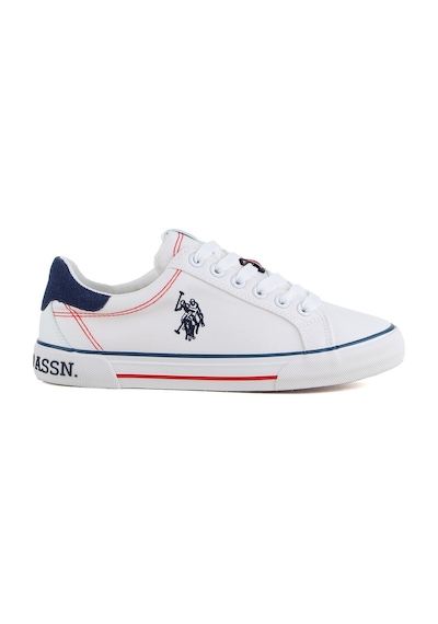 U.S. Polo Assn. Rachel Rahat Tabanlı Kadın Convers Ayakkabı Beyaz