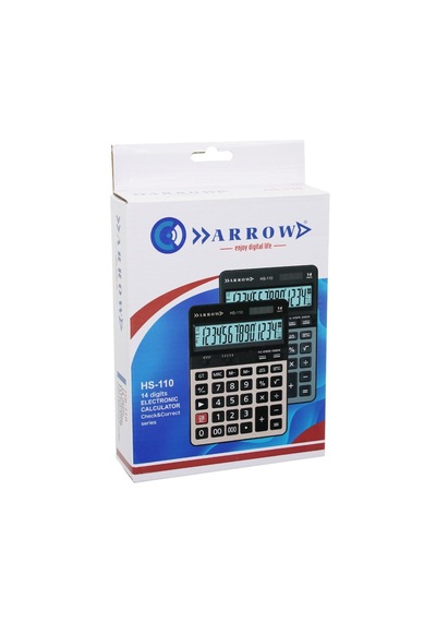 Lunaev 14 Haneli Hesap Makinesi Güneş Enerjili - Pilli 112 Adım Kontrolü 19.5 X 14.3 X 3.5 Cm 300gr 010