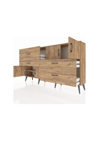 Arges Konsol 2 Raflı 4 Çekmeceli 4 Kapaklı 176x30x99 Çam-çam Atlas Çam/atlas Çam - Atlas Çam Arges Konsol 2 Raflı 4 Çekmeceli 4 Kapaklı 176x30x99 Çam-çam Atlas Çam/atlas Çam - Atlas Çam