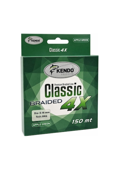 Kendo Classic 4x 150m Apple Green Örgü İp 0.08mm 26006757