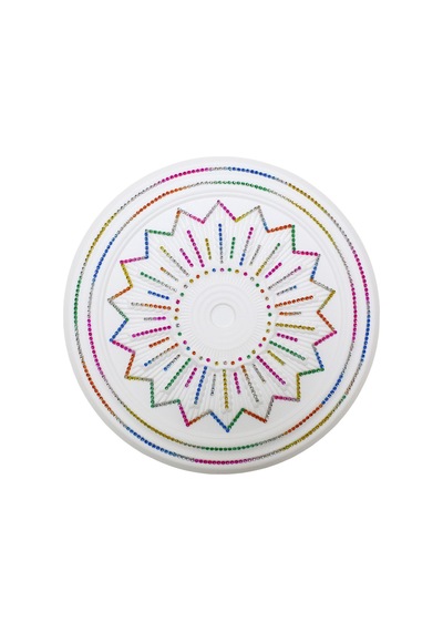 Başak Desenli Taşlı Stropiyer Tavan Göbeği - 40 Cm
