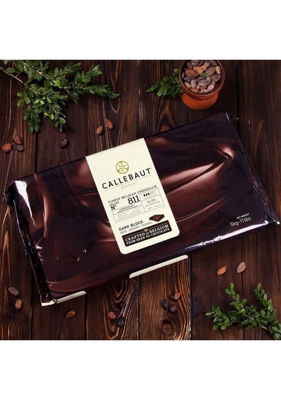 Callebaut 811 Bitter Blok Çikolata 5 Kg