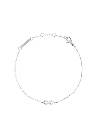 Mirelle Infinity Bracelet Silver Silver