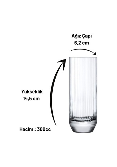 Paşabahçe 64132 Nude BigTop Kristal Kokteyl Bardağı 4'lü 300 Cc