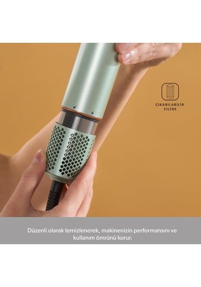 Hairmony 4606h Saç Kurutma Ve Şekillendirme Seti Su Yeşili Çok Renkli