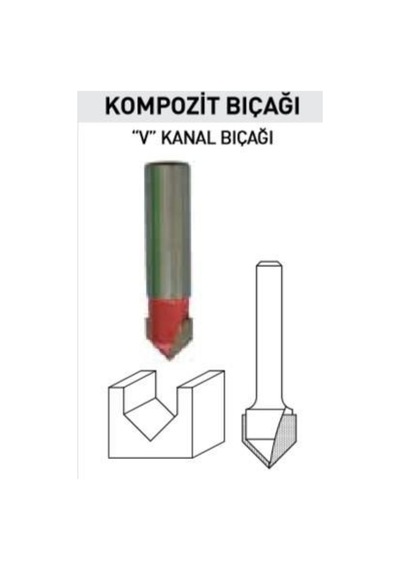 Topshop 14479 Kompozit Freze Bıçağı 1x12  Mm