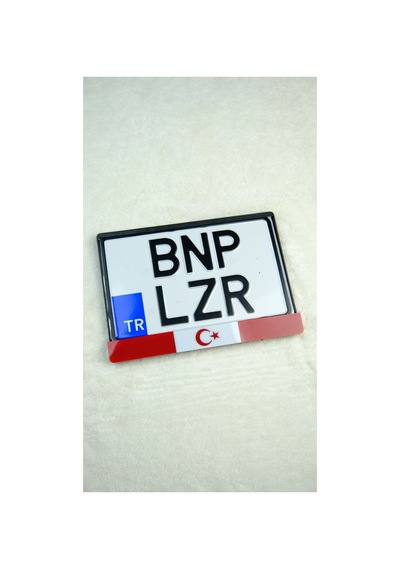 Türk Bayrağı Pleksi Motor Plakalık Uyumlu - 626167431