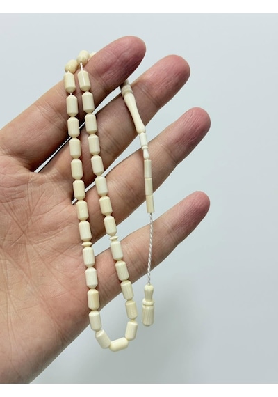 Kesme Fildişi Tesbih 8,95 Gram - Koleksiyonluk Fil Dişi Tespih F050