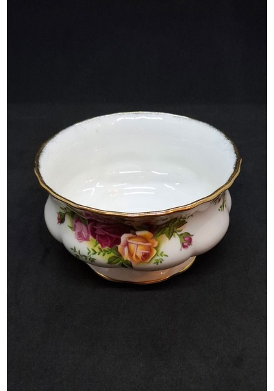 Old Country Roses Bone China England Antika Şekerlik 11 Cm 280 Ml Kırmızı