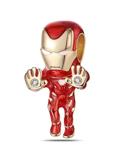 Marvel The Avengers Iron Man Gümüş Kaplama Charm Diğer