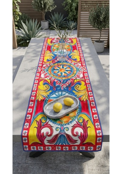 Solea Limoncello Azure Runner Çok Renkli