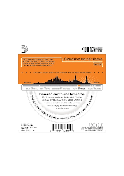 D'addario Ez900 85/15 Bronze Akustik Gitar Tel Seti - 10-50 Extra Light Profesyonel Parlak Ve Sıcak Ton Dengesi, Yumuşak Çalım Hissiyatı Ve Dayanıklı Amerikan Çelik Çekirdek