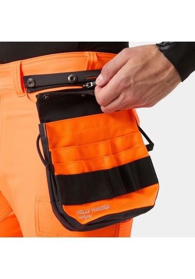 Hh Connect Hi Vis Carpenter Pocket - Orange/ebon - Std