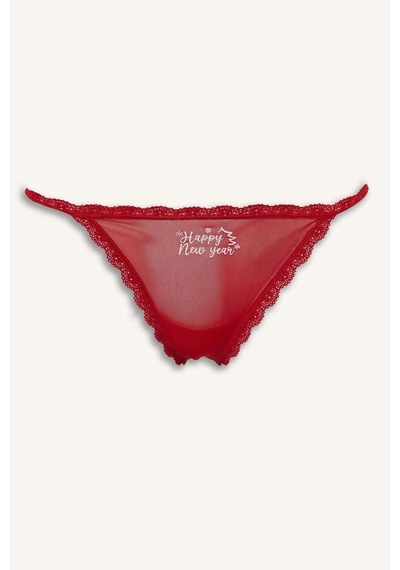 Defacto Dantel Detaylı Tanga-fall İn Love G1110ax25wnrd79 Kırmızı-rd79