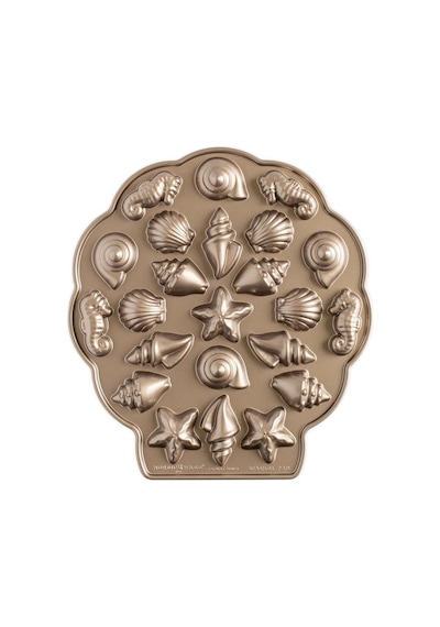 Nordicware Mini Deniz Kabukları Kek Kalıbı - Platin