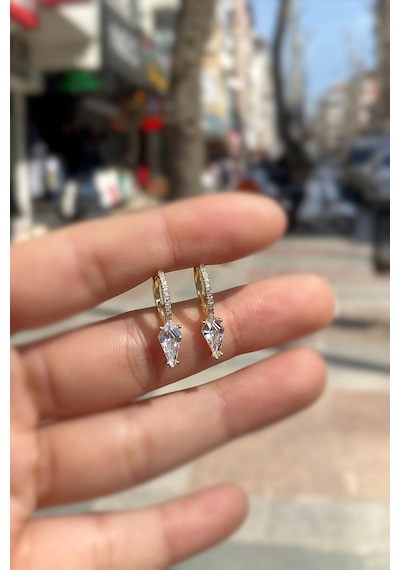 Gümüş Taşlı Halkalı Bayan Küpe Nz5252e336 Diğer