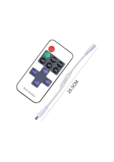 Soketli Şerit Led Kontrol Cihazı Rf Kumandalı Dimmer