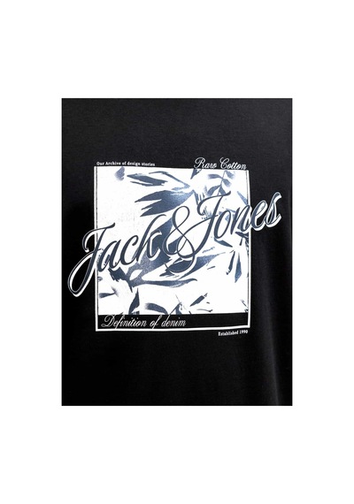 Jack & Jones Jjhonolulu Shape Siyah Erkek Tişört 12288088 Black
