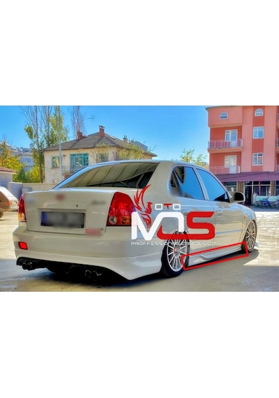 Hyundai Accent Milenyum Kasa Custom Marşpiyel Takım Fiberglass Boyasız