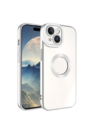 Apple iPhone Uyumlu 15 Kılıf Kamera Lens Korumalı Logo Gösteren İnce Hafif Pazarplus Siyah