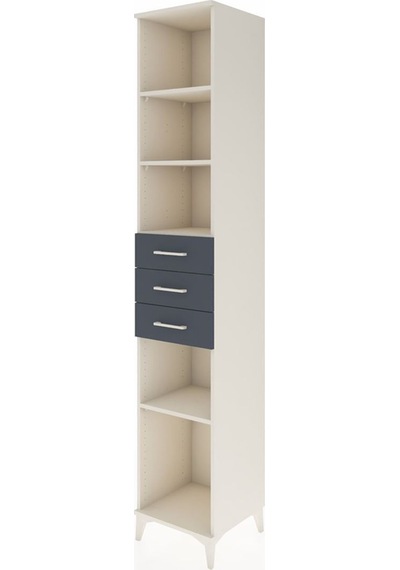 Hyperion Dolap 4 Raflı 3 Çekmeceli 44x44x243 Aytaşı-antrasit Aytası Hyperion Dolap 4 Raflı 3 Çekmeceli 44x44x243 Aytaşı-antrasit Aytası