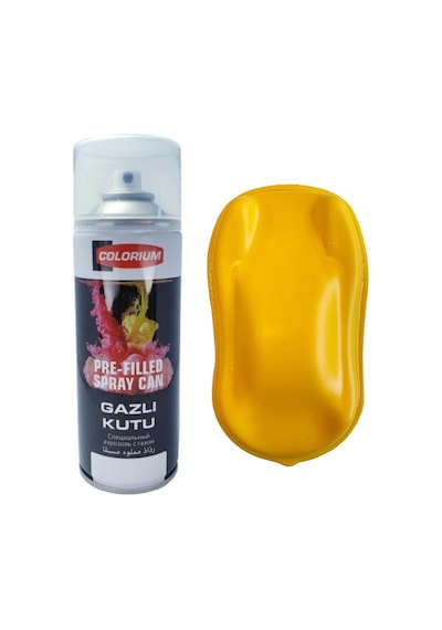 Colorium Plasti Bul Sökülebilir Kauçuk Sarı Sprey Dip Boya 400 ML N11.20