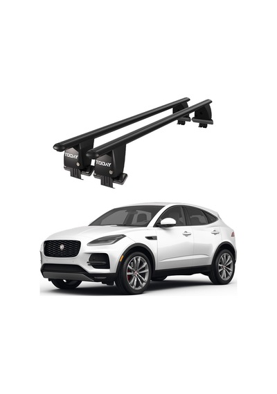 Royal Jaguar E-pace X540 2017 Ve Sonrası Uyumlu Siyah Ara Atkı Port Bagaj Tavan Barı