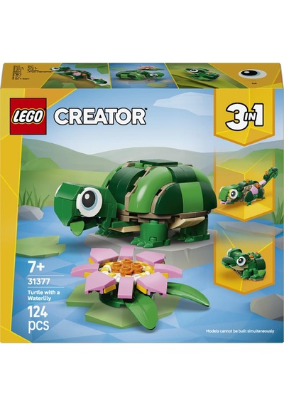 Creator 3'ü 1 Arada Kaplumbağa İle Nilüfer Çiçeği 31377