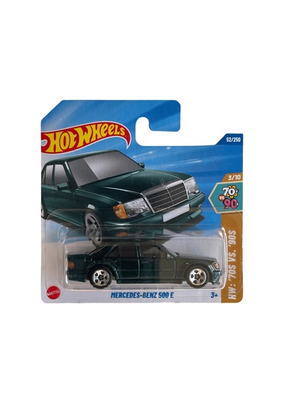 Hot Wheels Mercedes-benz 500 E - Hw: '70s Vs '90s 1/64 Diecast Model Araba Çok Renkli