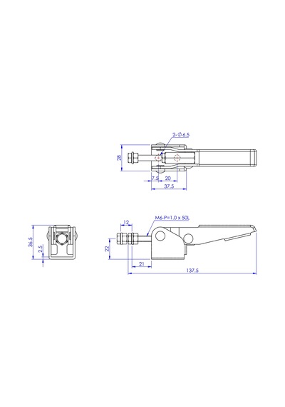 Goodhand Gh-43120 Kanca Geçişli Kelepçe 170 Kg Kapasiteli Kelep