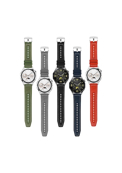 Galaxy Watch 46mm Uyumlu Clo- Krd-102 22mm Silikon Kordon-turuncu