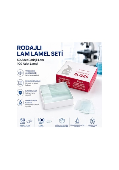 Rodajlı Lam Lamel Seti - 50 Adet Rodajlı Lam 100 Adet Lamel