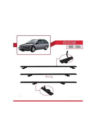 Volvo V40 1999-2004 Arası İle Uyumlu Basıc Model Ara Atkı Tavan B