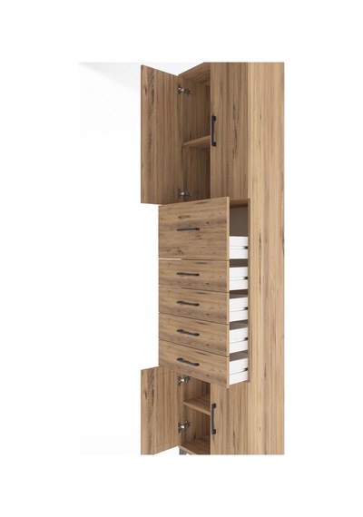 Arges Dolap 3 Raflı 5 Çekmeceli 4 Kapaklı 60x30x243 Çam-çam Çam Arges Dolap 3 Raflı 5 Çekmeceli 4 Kapaklı 60x30x243 Çam-çam Çam