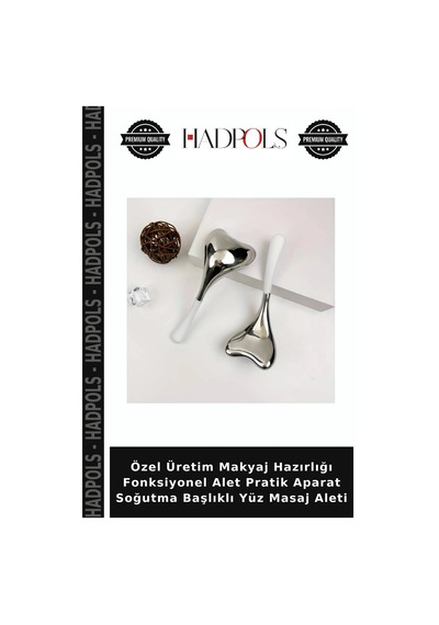 Özel Üretim Makyaj Hazırlığı Fonksiyonel Alet Pratik Aparat Soğutma Başlıklı Yüz Masaj Aleti