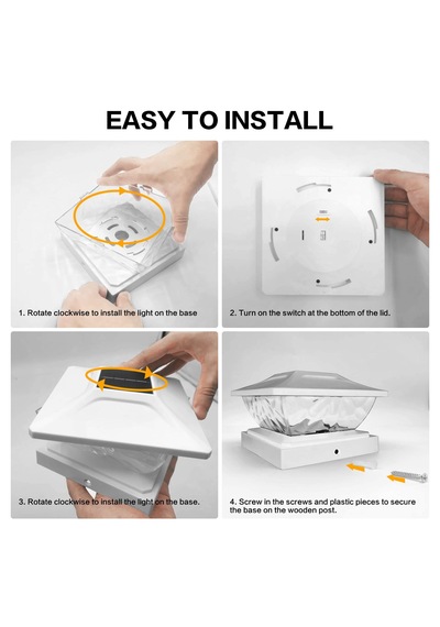 8 Adet Güneş Enerjili Dekoratif Direk Üstü Solar Led Bahçe Ve Teras Aydınlatma Lambası Kristal Tasarımlı Beyaz Işık