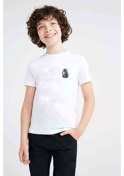 Tshirthane Sprey Boya Grafitti Duvar Boyası Baskılı Unisex Çocuk Beyaz T-Sh