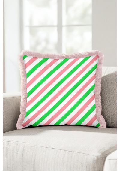 Çizgili Pastel Renk Modern Saçaklı Yastık Kılıfı-geometrik Yeşil Pembe Krem Püsküllü Kırlent Kılıfı Derin Atlas Ritüel Çizgili Pastel Renk Modern Saçaklı Yastık Kılıfı-geometrik Yeşil Pembe Krem Püsküllü Kırlent Kılıfı Derin Atlas Ritüel