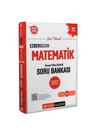 2026 Kpss Genel Yetenek Genel Kültür Ezberbozan Matematik Tamamı Video Çözümlü Soru Bankası Pegem