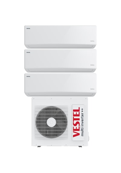 Vestel Flora Doğa A++ 2700 BTU Multi Inverter Plus AC 9+9+12 Klima Vestel Flora Doğa A++ 2700 BTU Multi Inverter Plus AC 9+9+12 Klima