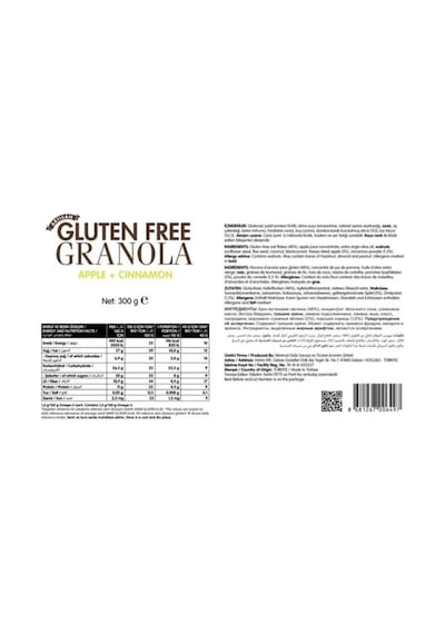 Mom's Glutensiz Elmalı Gronala 300 G