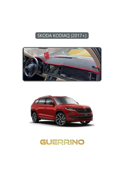 Skoda Kodıaq 2017 +torpido Koruma Halısı Gri Kenar