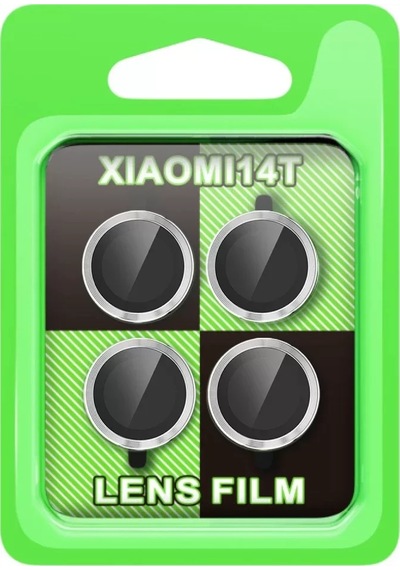 Newface Xiaomi Mi 14t Raze Metal Kamera Lens - Gümüş