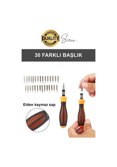 Premium 31 Parça Yumurta Tornavida Bits Uç Seti Telefon Tamir Saat Elektronik Farklı Metal Başlık