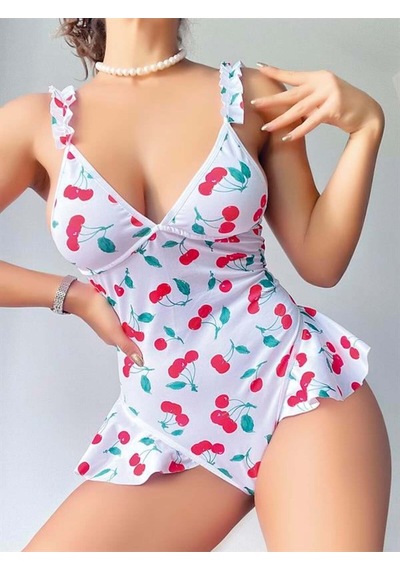 Lisinya Vişne Desenli Body Görsel