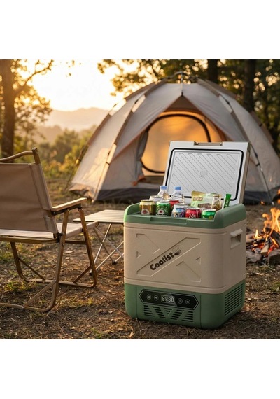 Coolist Clk18w 12/24volt/ 220volt Litre Kompresörlü Tekerlekli Oto Buzdolabı
