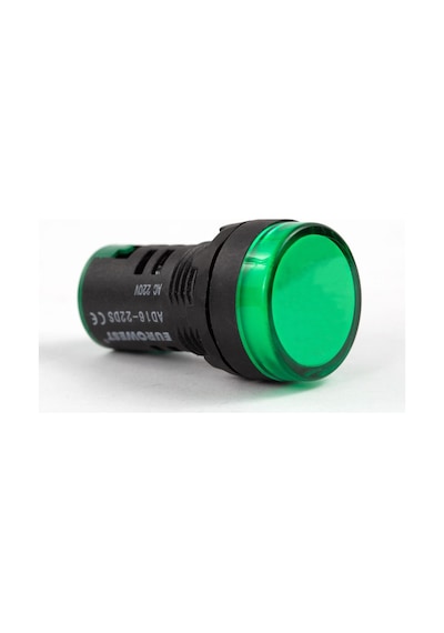 EUROWEST LS-220V-Y 22MM YEŞİL LED SİNYAL LAMBASI