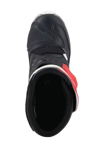Alpinestars Tech 3s Kros Çocuk Motosiklet Botu Siyah Kırmızı Beyaz