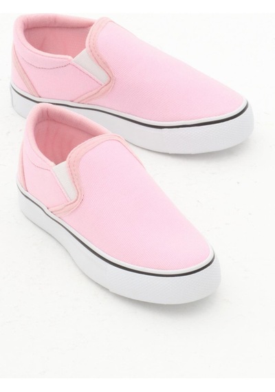 Tonny Black Kauçuk Taban Keten Lastikli Çocuk Unisex Pembe Spor Ayakkabı Tbh1462 Pembe
